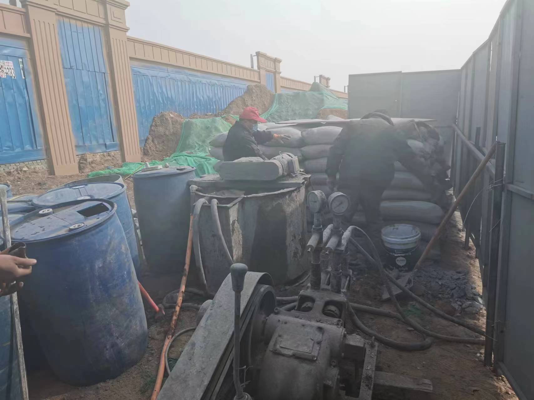 伊金霍洛地基沉降注浆加固